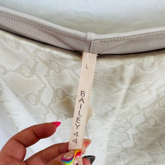 Bailey 44 Sarah Skirt - Leather Snake Print Pencil Skirt, Size L, NWT - Picture 6 of 11